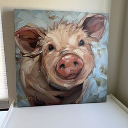 Pig Canvas Art 