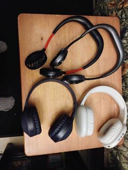 Bluetooth headphones and neck fans