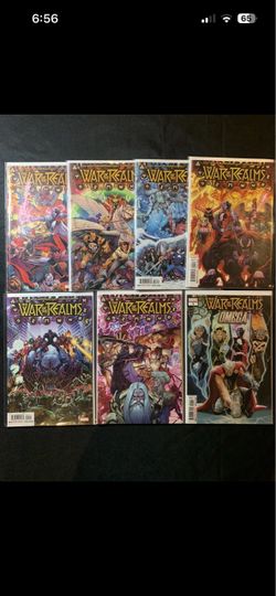 Marvel War of the Realms (2019) 1-6 + Omega NM/VF Complete Set Thor Avengers 2 3