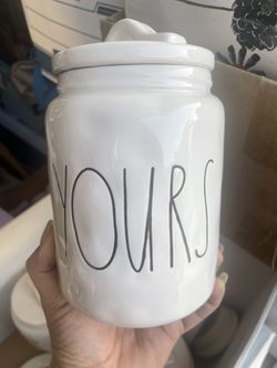 Rae Dunn Yours Canister