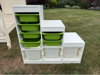IKEA Trofast storage with bins