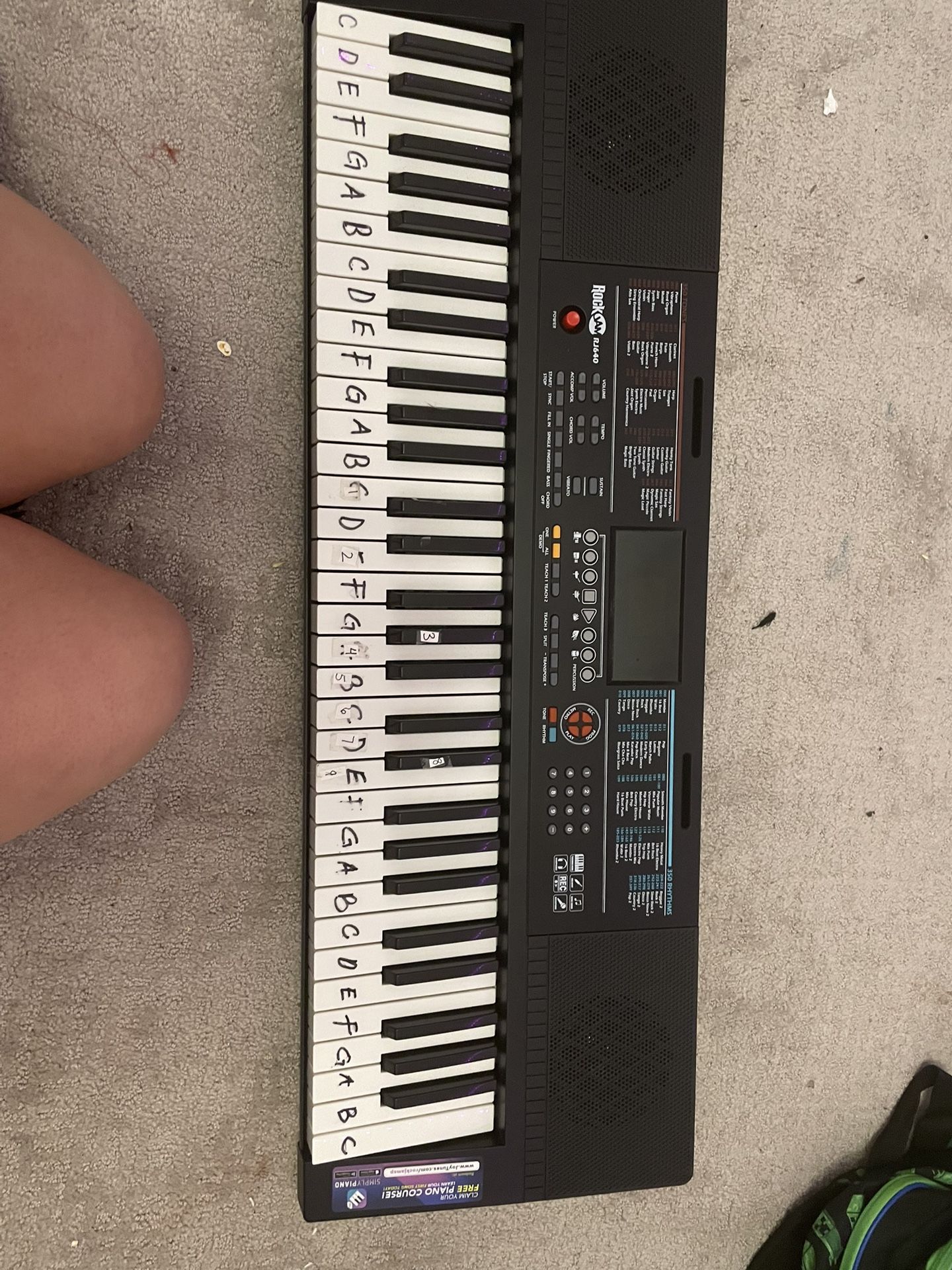 RockJam RJ-540 Electric Keyboard