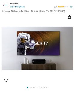 Hisense 100-inch 4K Ultra HD Smart Laser TV 2018 (100L8D)