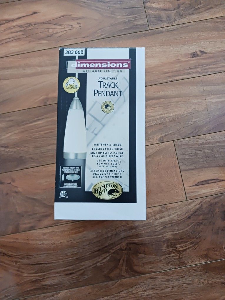 Hampton Bay Designer Lighting Adjustable Track Pendant