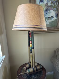 Vintage Croquet Mallet Lamp