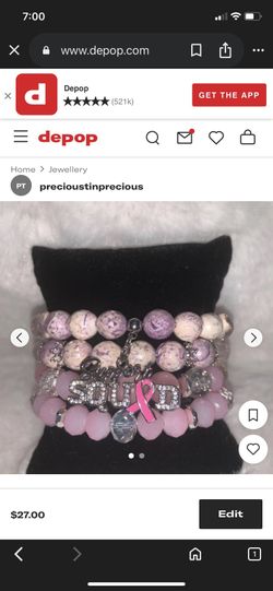 Breast Cancer Awareness Bracelet 