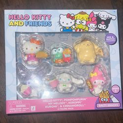Hello Kitty & Friends 6-pack (Salty Snacks) Figures