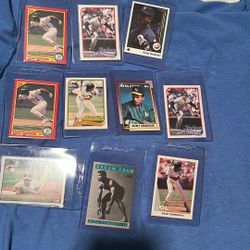 Rickie Henderson Card Lot (10)