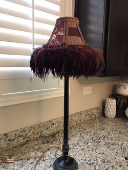 Gorgeous lampshade & lamp stand
