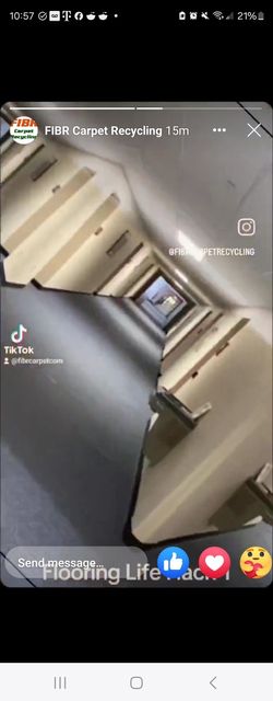 Repurposed Carpet Tiles