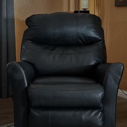 Ashley Black Leather Rocking  Recliner