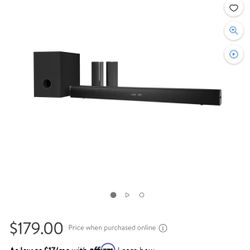 36” 5.1 Bluetooth Sound Bar Surround System