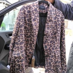 Leopard Blazer
