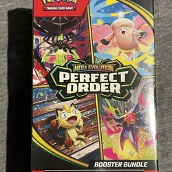 Pokemon Perfect Order Booster Bundle Brand New Factory Sealed