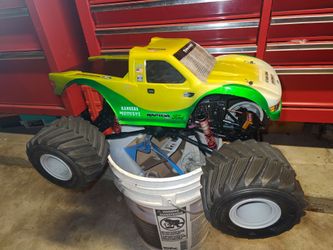 Custom Losi LMT LCG Race Monster Truck (Carbon Fiber HackFab Chassis) Rc Truck 1/8