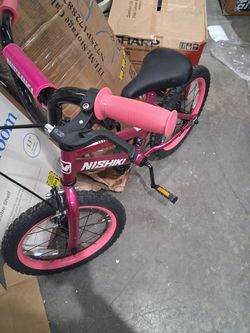 Kids bike pink