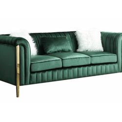 "Fara Green 2 Piece Sofa & Loveseat New In The Box 📦 $0 Down Same Day Delivery!
"

