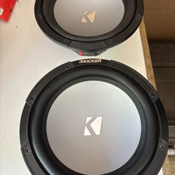 Marine 10” Kicker Subs (4 Ohm)