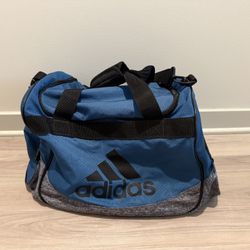 Adidas Blue Duffel Gym Bag 