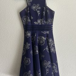 Purple And Silver Homecoming Dress Size S