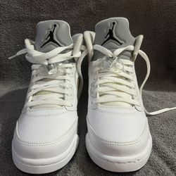 Air Jordan Retro 5 (white Metallic)
