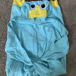 Perry The Platypus Adult/ Teens Halloween Costume Onesie 
