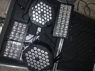 2 Stage Lighting Light & 2 strobe and sound Light