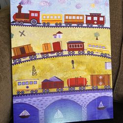 Train Wall Art $8