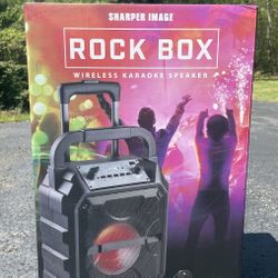 Brand New Sharper Image Karokee Speaker 
