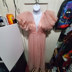 Women Robe Maternity Dress 2xL