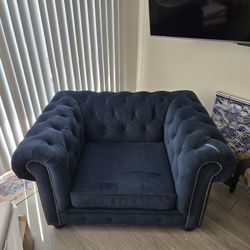 Chesterfield Couch And Sitting Chair