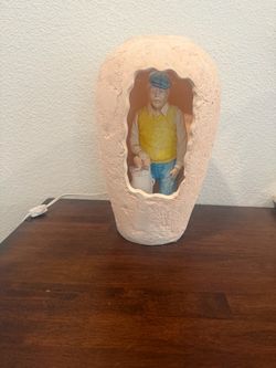 Beautiful unique golf lamp
