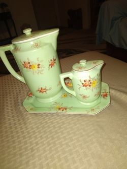 Vintage Batter & Syrup Set Made In Japan