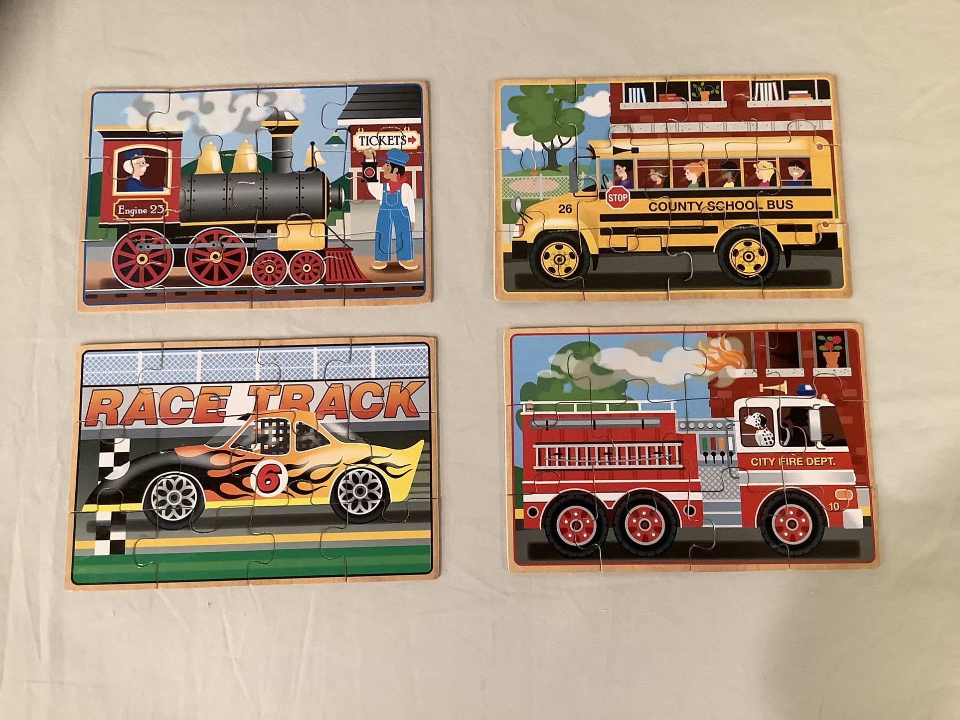 Melissa & Doug wooden Jigsaw Puzzles
