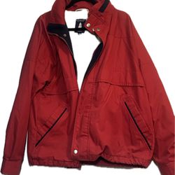 Roundtree And Yorke Red Outdoor Jacket 