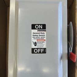 Murray fusible general duty saftey switch 100 amp/240v/3 pole