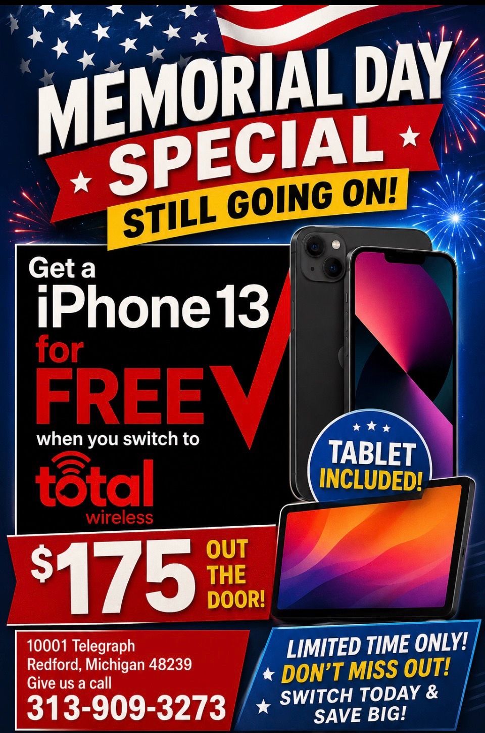 IPhone 13 $175