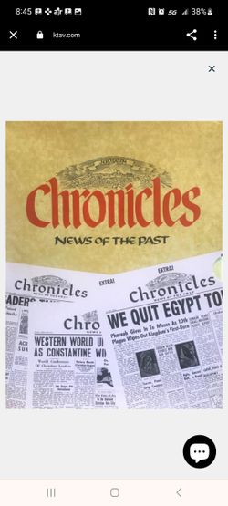 Chronicles: News of the Past - 3 Volume Set