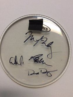 Drum Head AUTOGRAPHED by "Disturbed" w/COA!