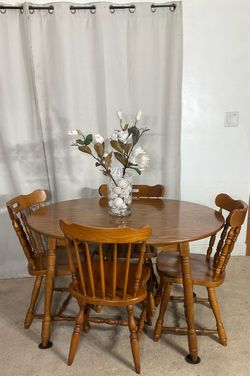 Mesa Comedor y 4 Sillas MADERA SOLIDA SEE MY OFFERS FOR POST IN ENGLISH