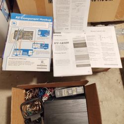 Onkyo 7.1 Surround Sound System Amplifier Speaker Remote Whole Set