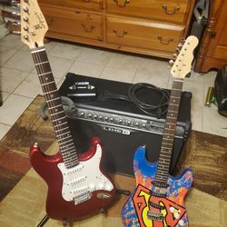 Amplifier And Gitars