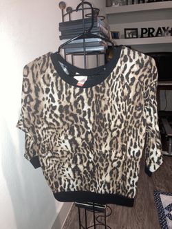 Leopard print sweater