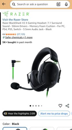 Razer BlackShark V2 X Gaming Headset