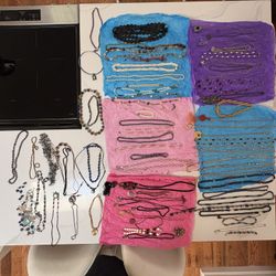 Large Costume Jewelry Lot – 60+ Pieces – Necklaces, Bracelets & Vintage Style