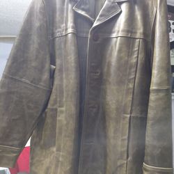 New Leather Coat Jacket 