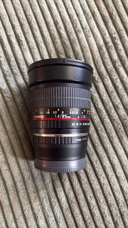 Rokinon 85mm f/1.4 Manual Focus Lens + Canon EOS to Sony E-Mount Adapter