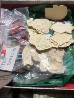 Christmas Wooden Ornaments 