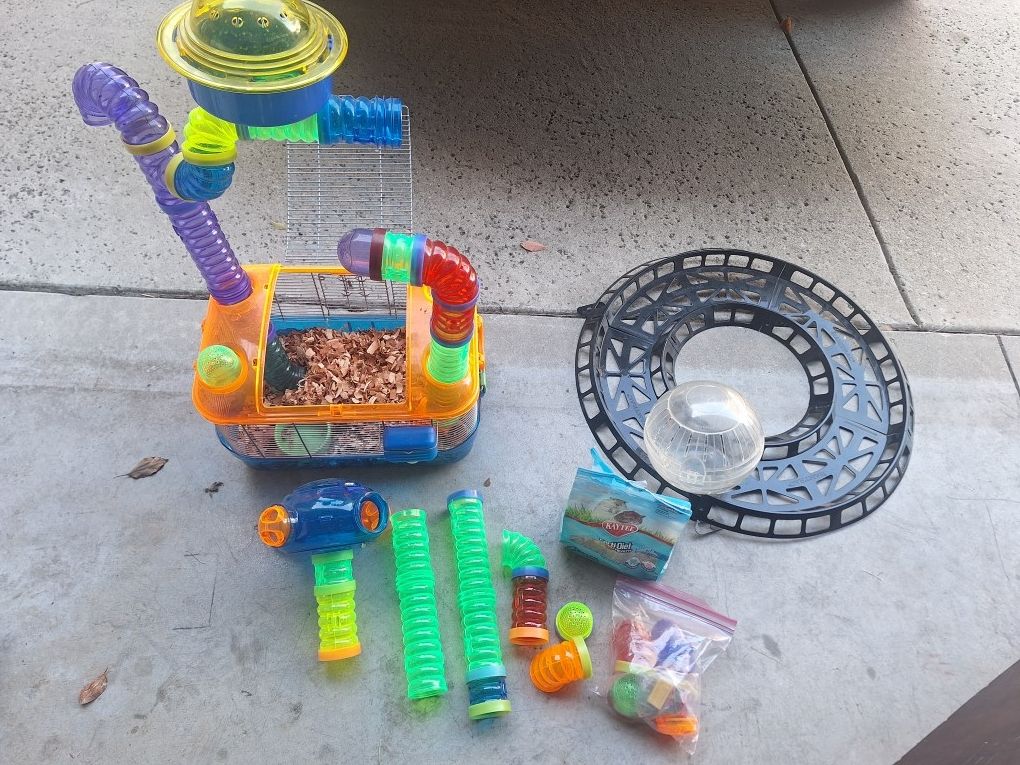 Hamster 🐹 Cage Plus Accessories