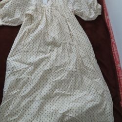 NEW Never a Wallflower High Neck Puff Sleeve Midi Dress size XS